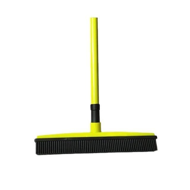Rubber Broom Natural Rubber Head Squeegee Telescopic 60 Inch