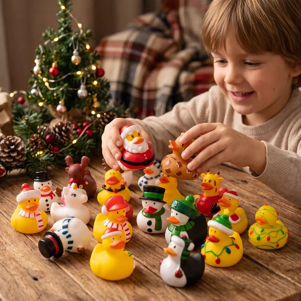 Rubber Duck Advent Calendar 24 Collectible Floating Ducks