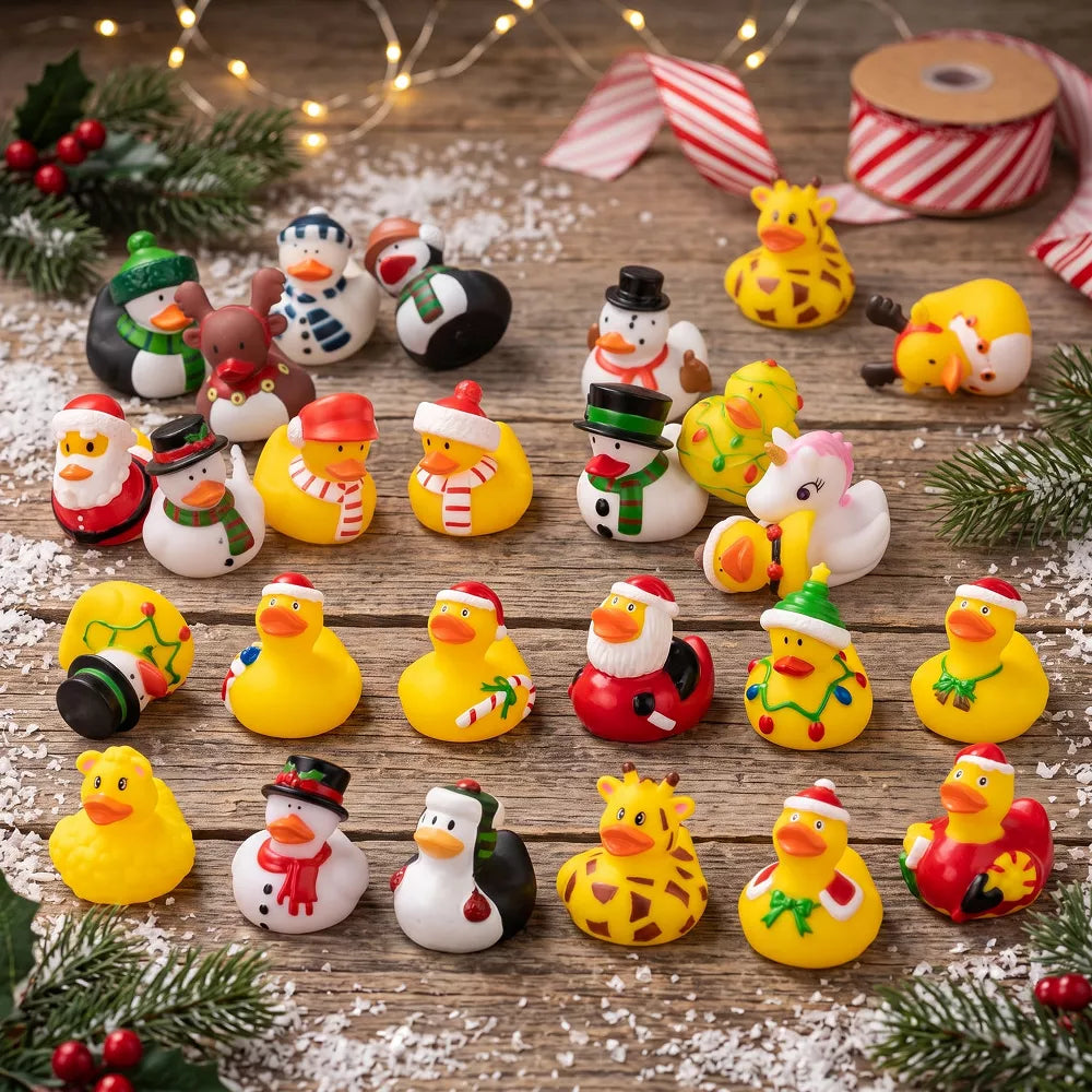 Rubber Duck Advent Calendar 24 Collectible Floating Ducks