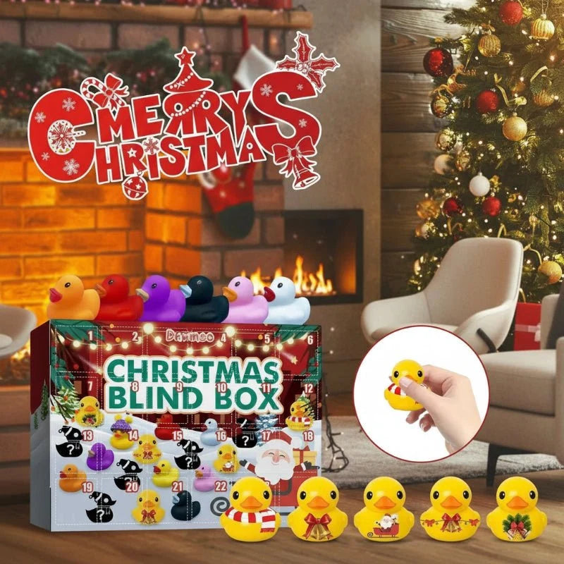 Rubber Duck Advent Calendar Set of 24 Christmas Designs