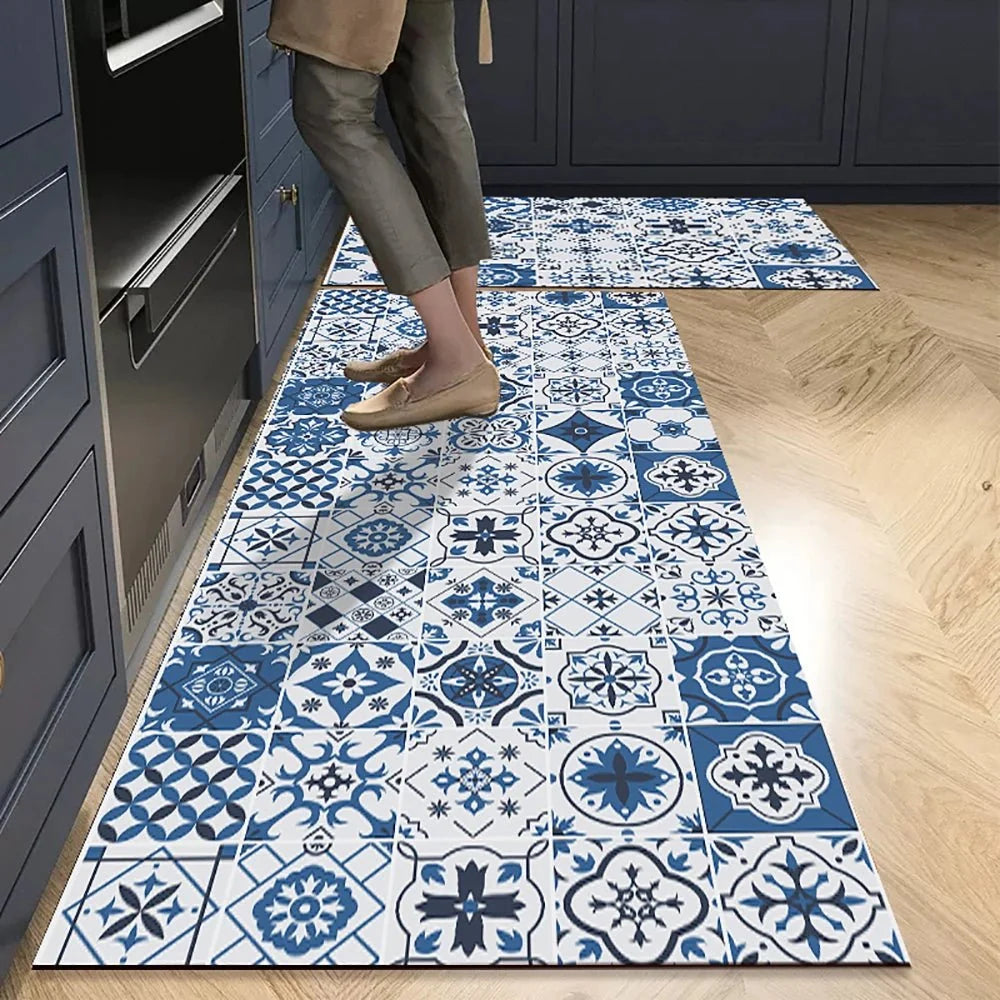 Rug Runner Non-Slip Backing Soft Durable Fabric