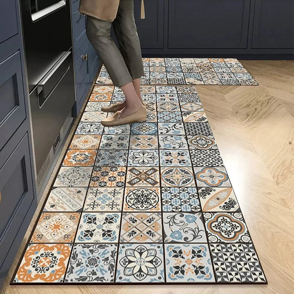 Rug Runner Non-Slip Backing Soft Durable Fabric