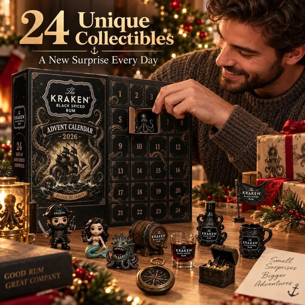 Rum Advent Calendar 24-Day Countdown With Mini Bottles