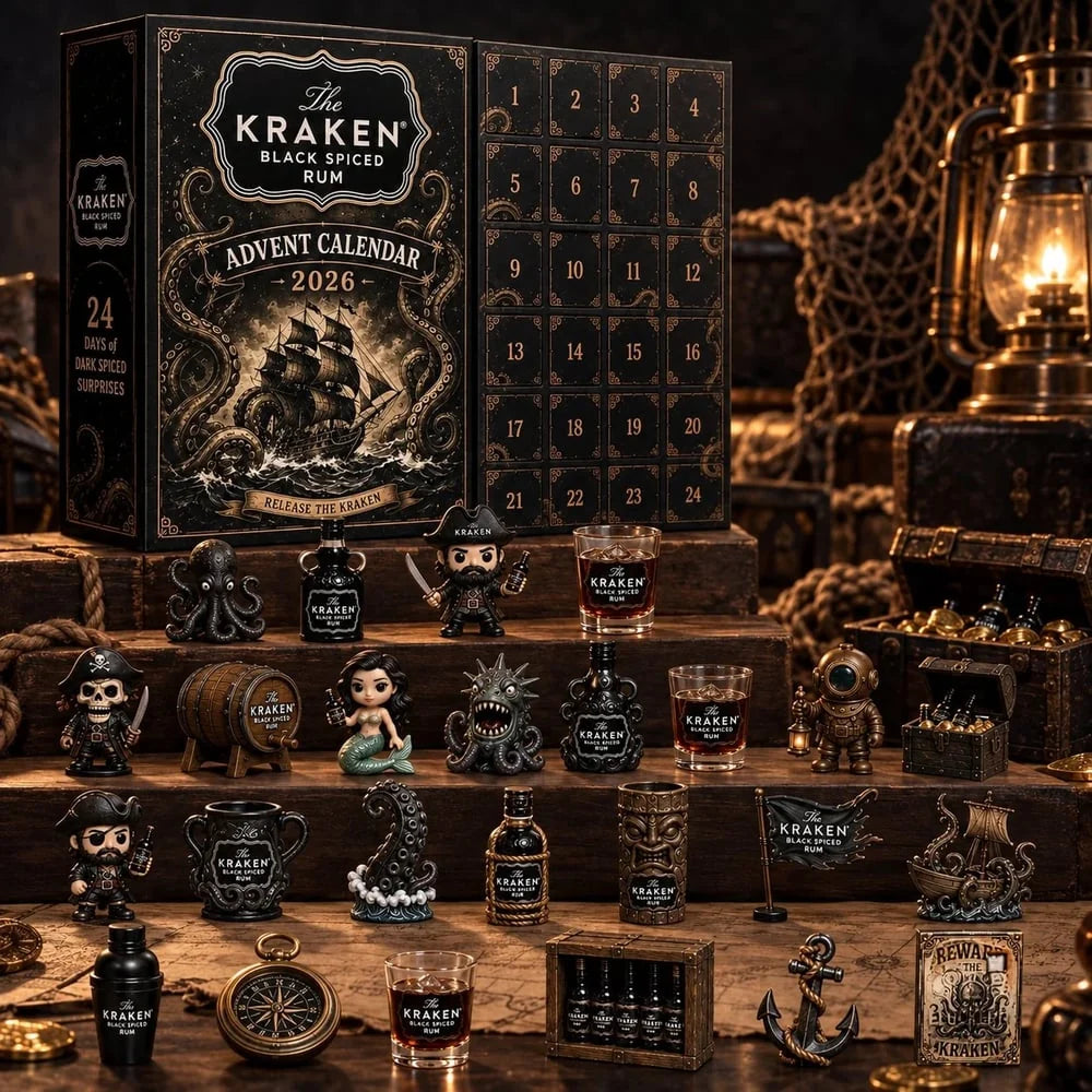 Rum Advent Calendar 24-Day Countdown With Mini Bottles