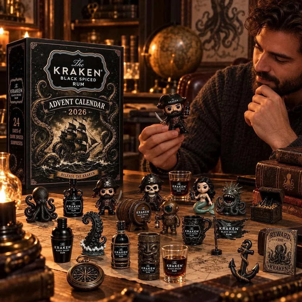 Rum Advent Calendar 24-Day Countdown With Mini Bottles