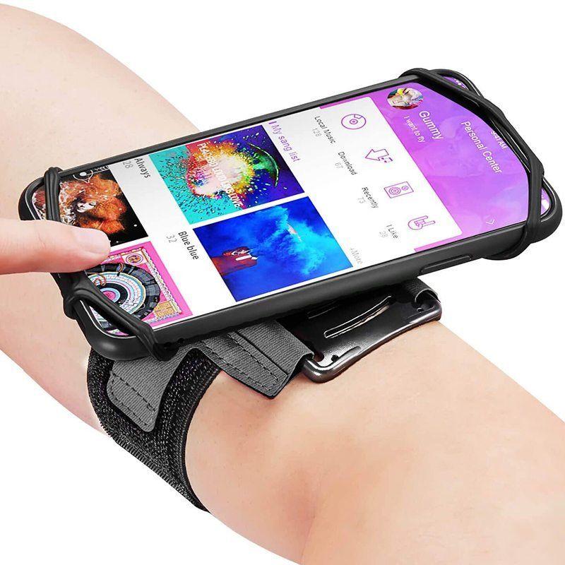 Running Phone Armband 180° Rotating Touchscreen Non-Slip Fit