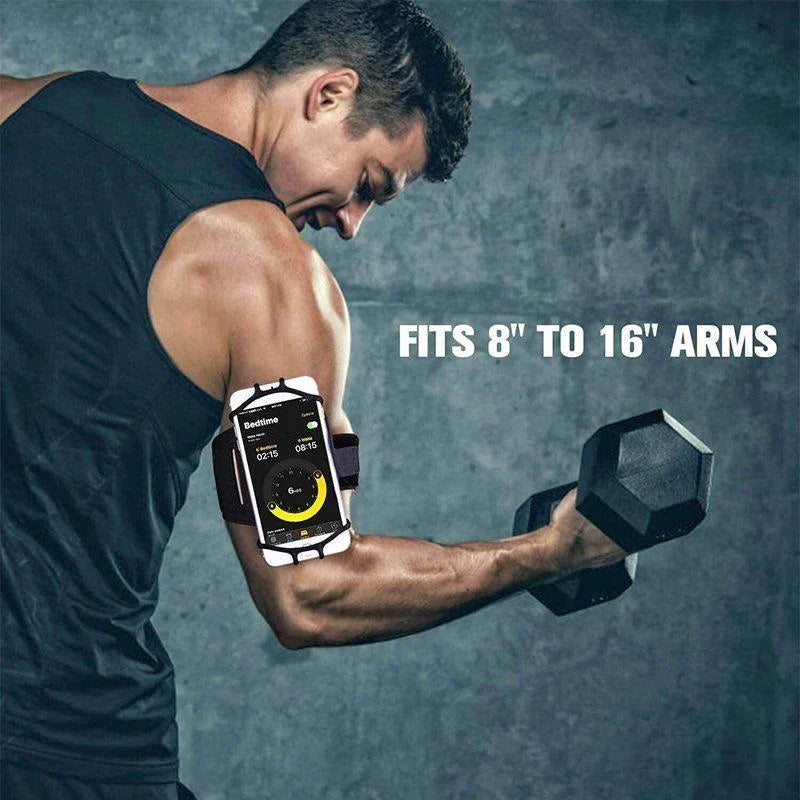 Running Phone Armband 180° Rotating Touchscreen Non-Slip Fit