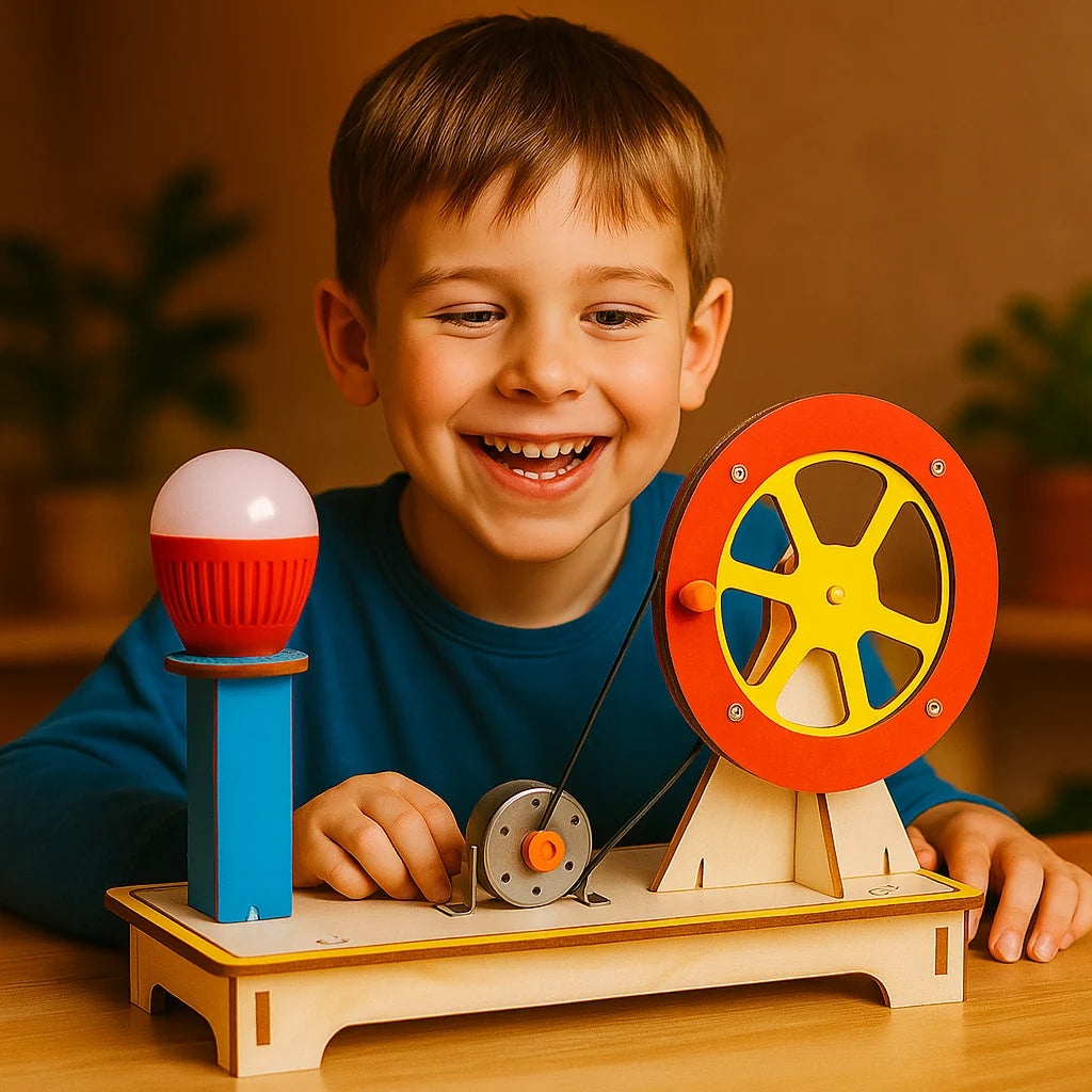 STEM Building Kit Snap-Together Hydraulic Arm & Propeller Plane