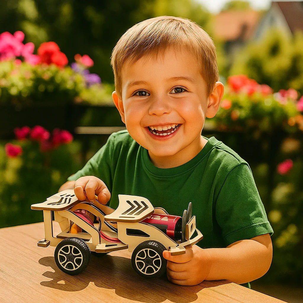 STEM Building Kit Snap-Together Hydraulic Arm & Propeller Plane
