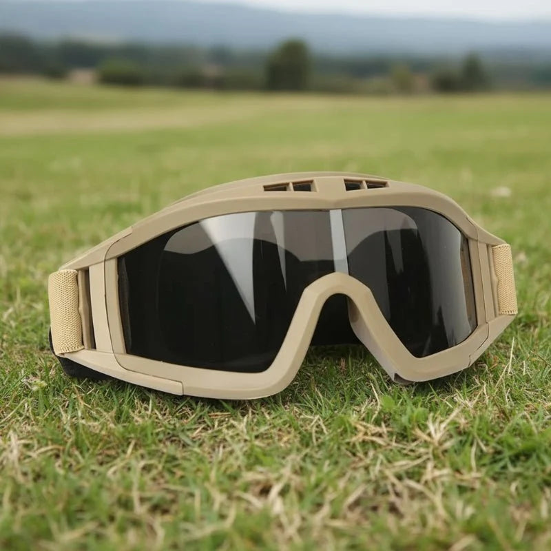 Safety Goggles Impact-Resistant Polycarbonate Lenses Adjustable Strap
