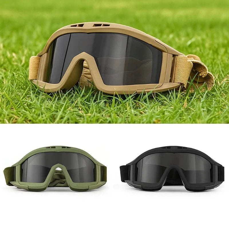Safety Goggles Impact-Resistant Polycarbonate Lenses Adjustable Strap
