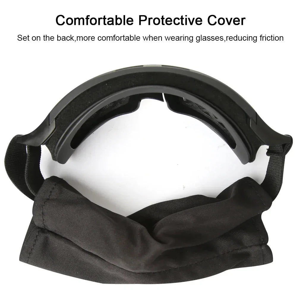 Safety Goggles Impact-Resistant Polycarbonate Lenses Adjustable Strap