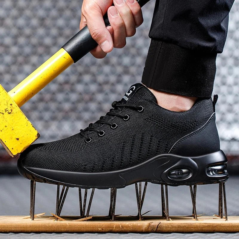 Safety Shoes Steel Toe Slip-Resistant Lightweight Comfort