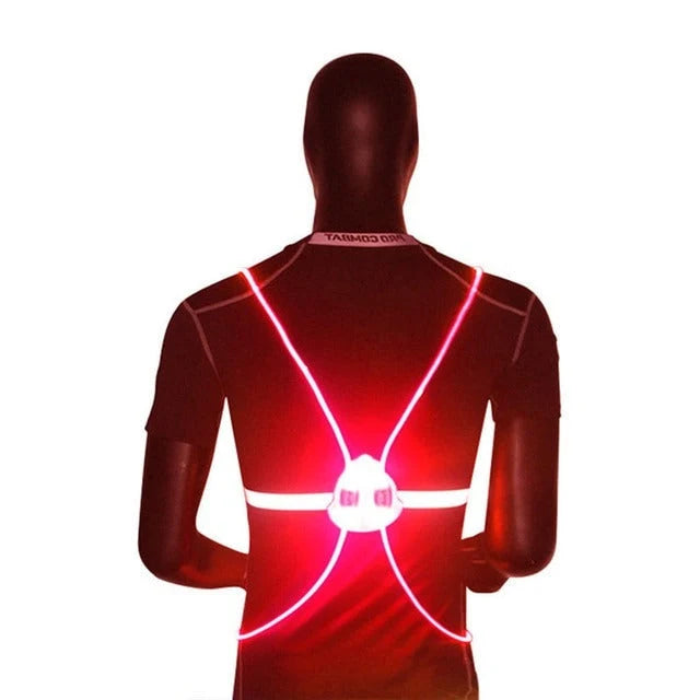 Safety Vest 360° Illumination & Flash Modes