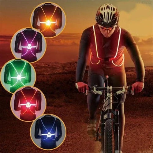 Safety Vest 360° Illumination & Flash Modes