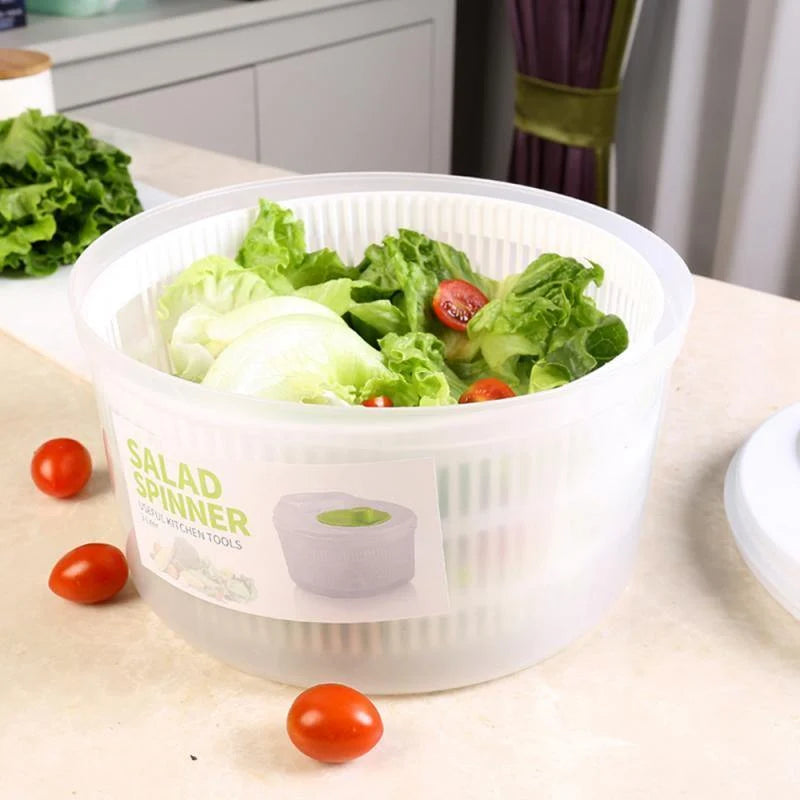 Salad Spinner Hand-Crank 5L Capacity