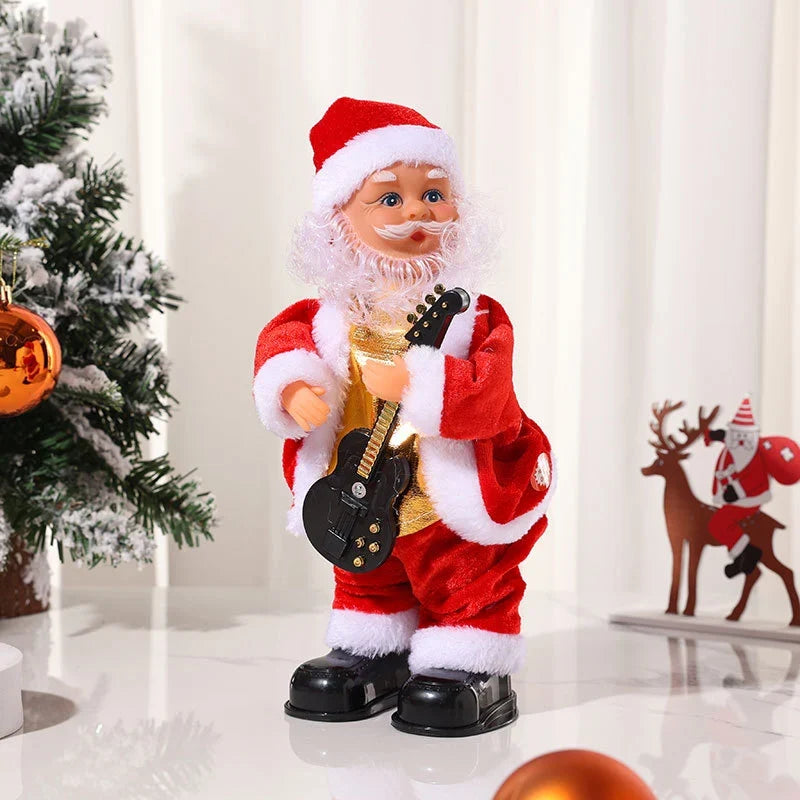 Santa Doll Premium Fabric Fluffy Beard Indoor & Outdoor