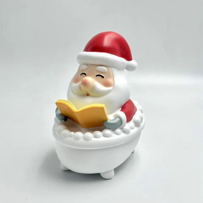 Santa Figure Indoor Durable Plastic & Vibrant Detail