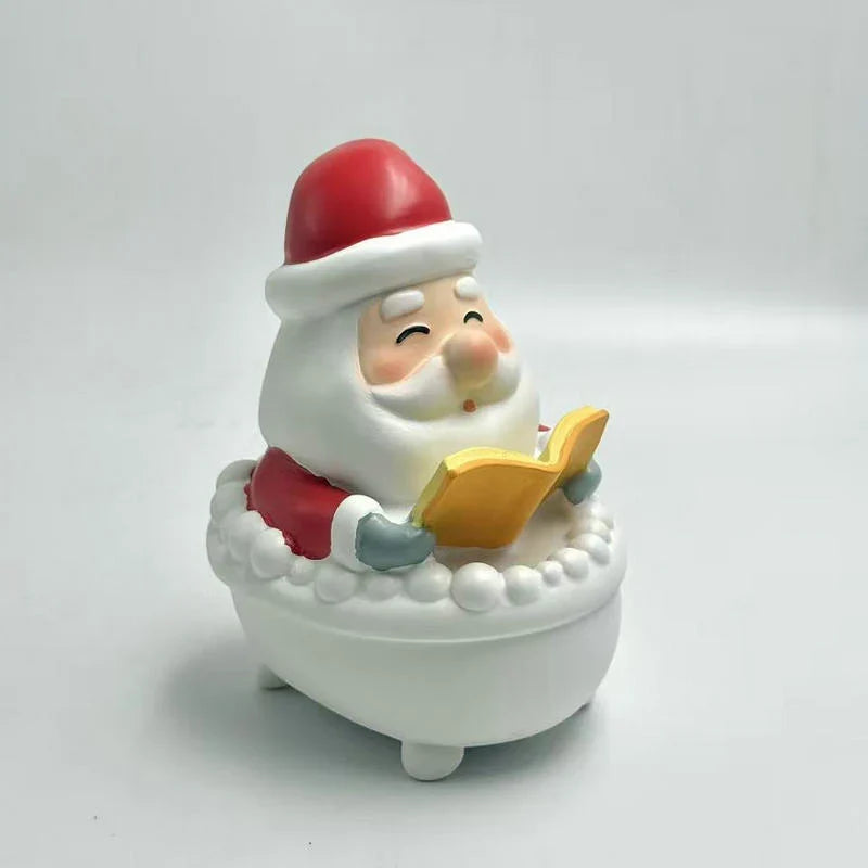 Santa Figure Indoor Durable Plastic & Vibrant Detail