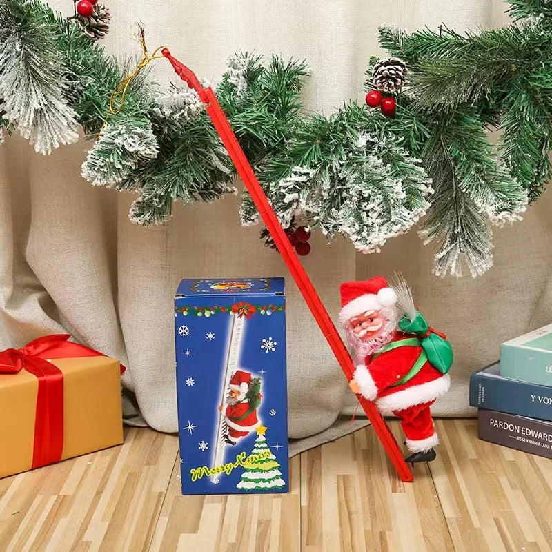 Santa Figure Plush Fabric & Jingle Bells