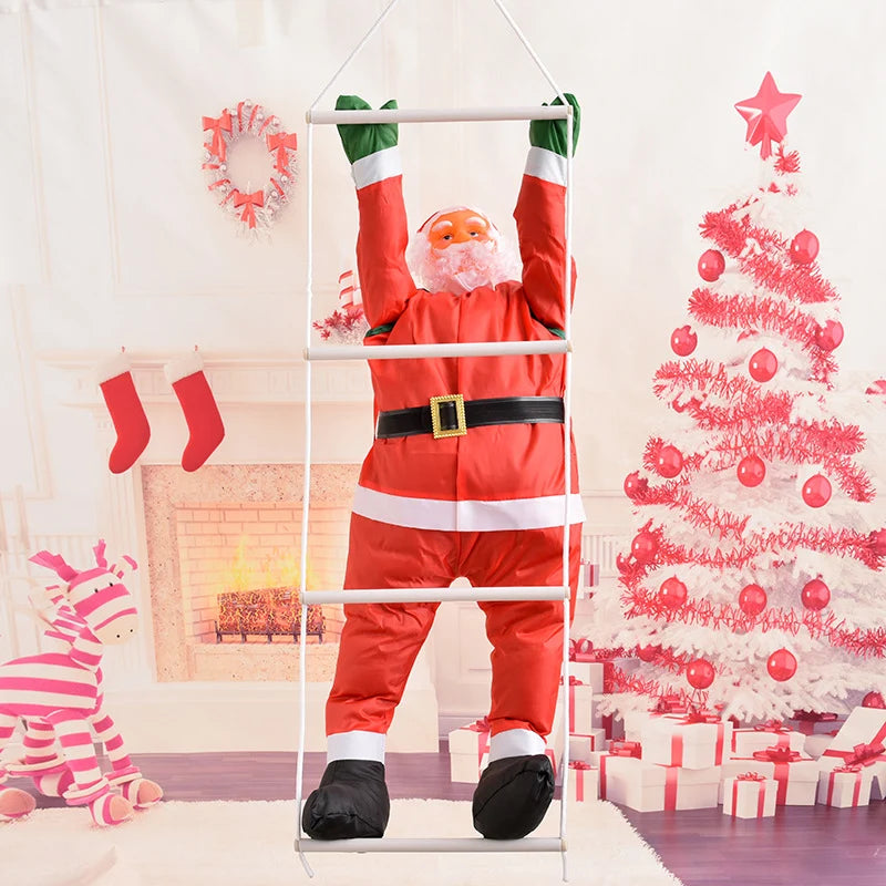 Santa Figurine 35 Inch Lifelike Weather-Resistant