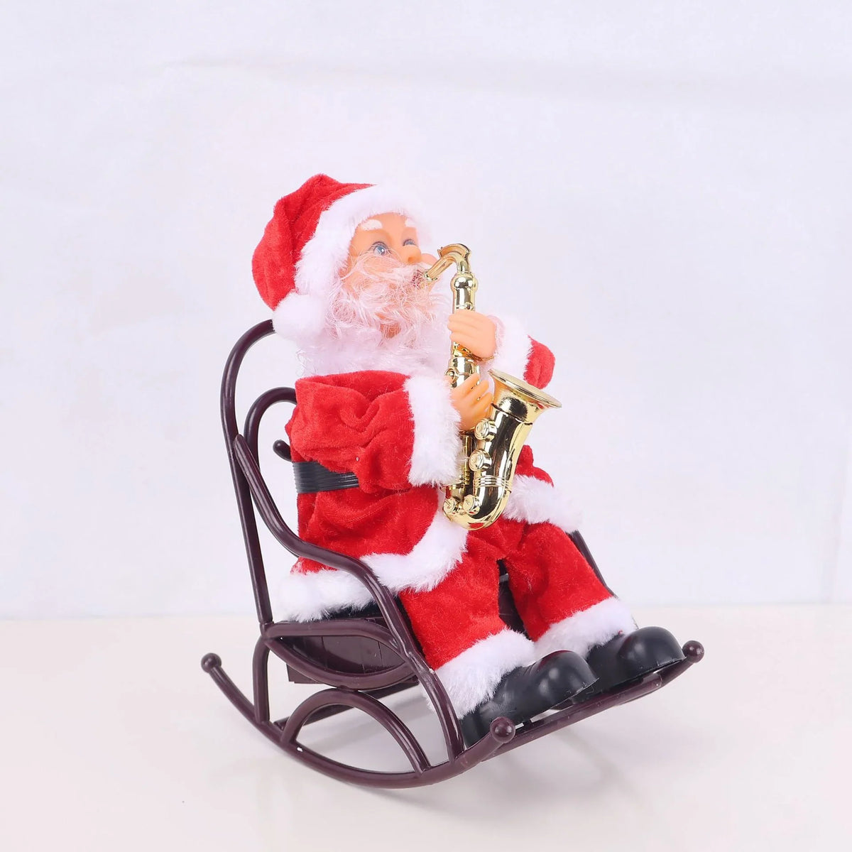 Santa Figurine Detailed Sculpted Design Lollipop Accessory