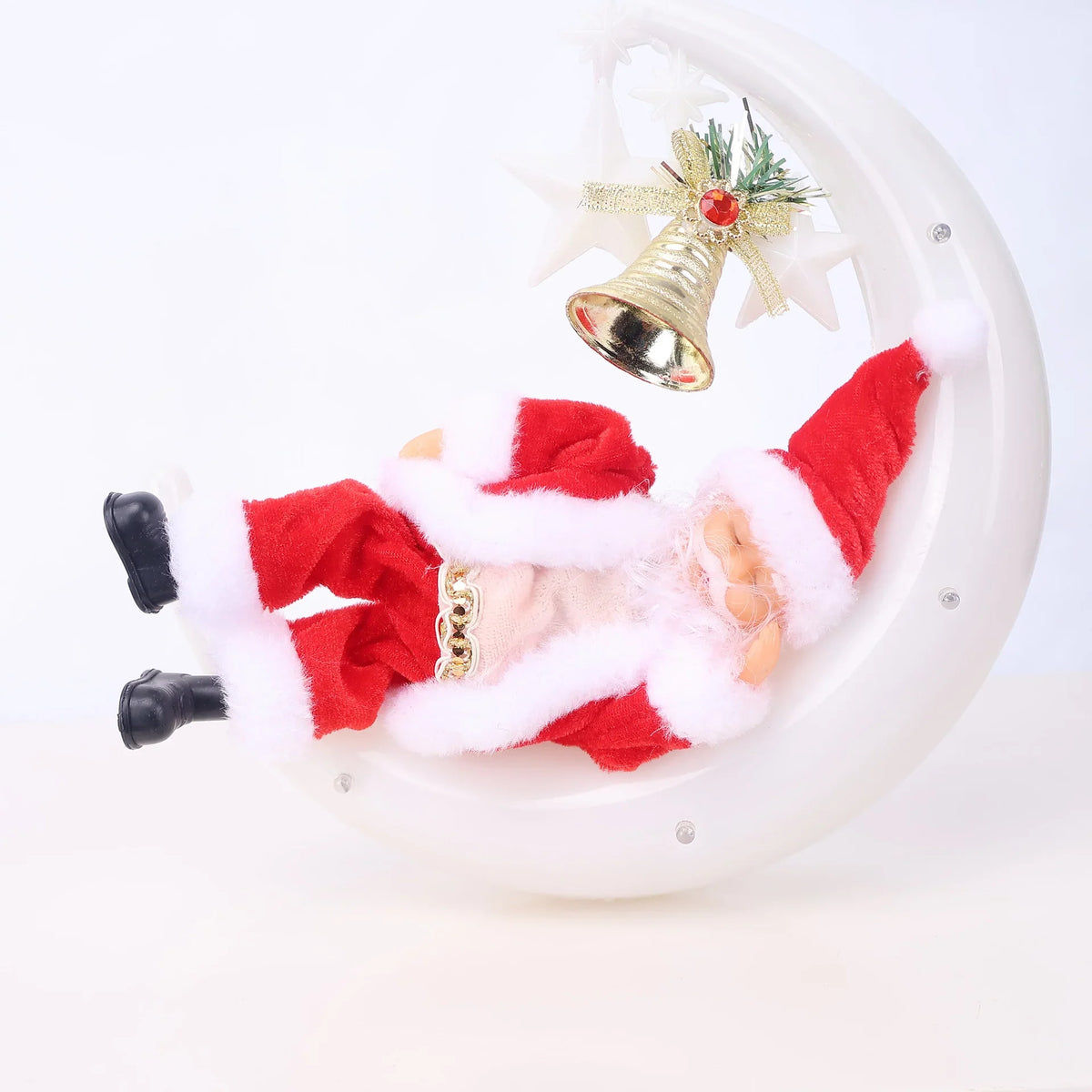 Santa Figurine Detailed Sculpted Design Lollipop Accessory