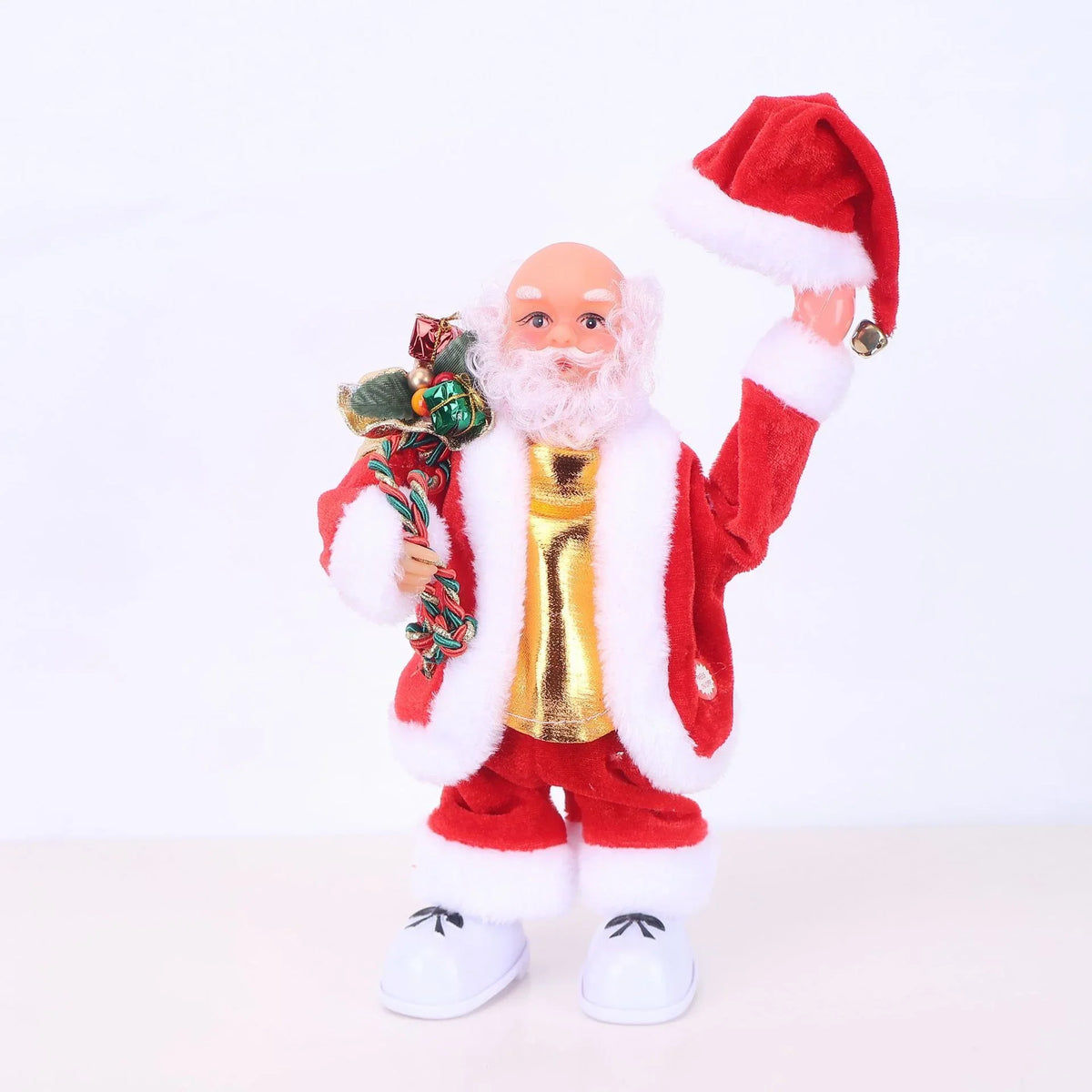 Santa Figurine Detailed Sculpted Design Lollipop Accessory