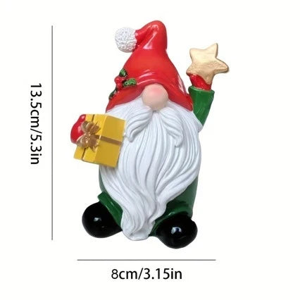 Santa Figurine Moisture-Resistant Tabletop Decor