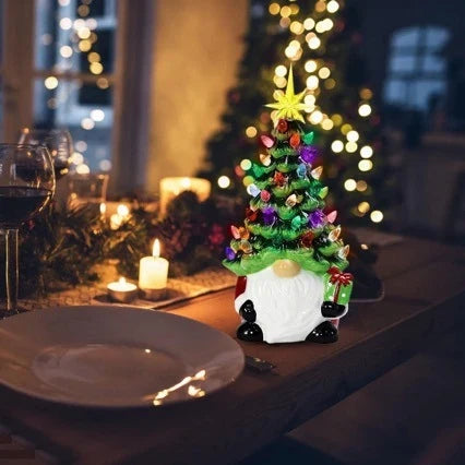 Santa Figurine Tree & Ornament Durable Indoor Outdoor