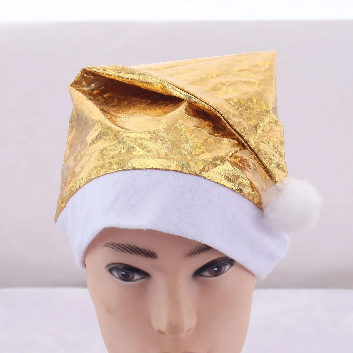 Santa Hat Soft Fleece Faux Fur Trim