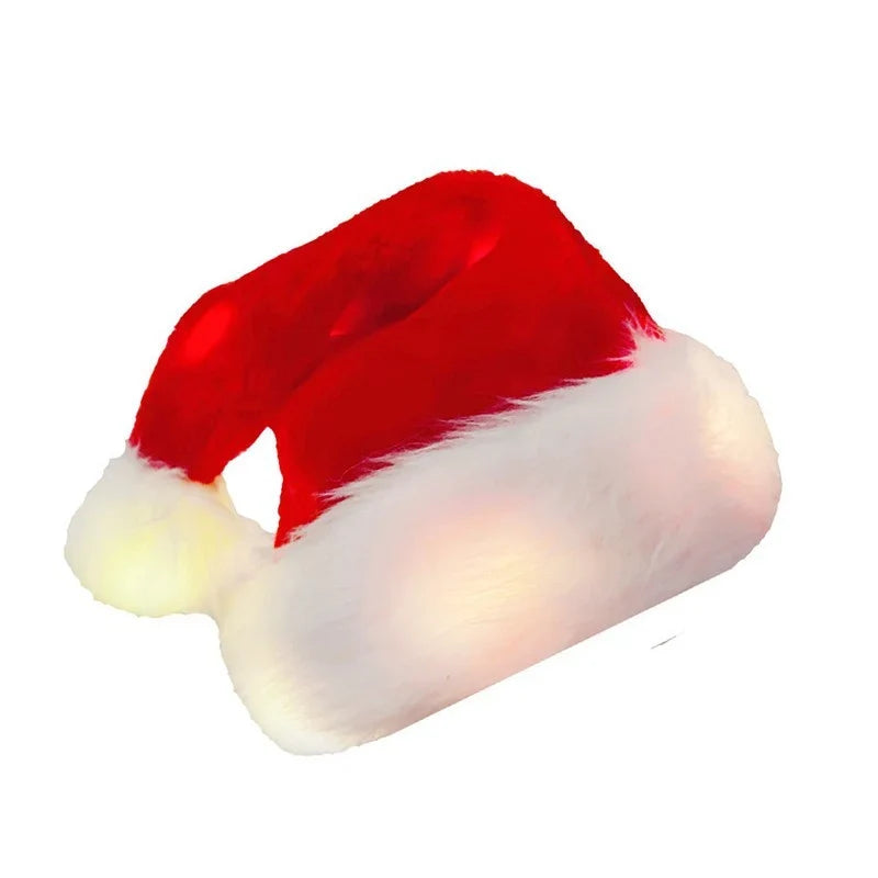Santa Hat Soft Fleece Faux Fur Trim