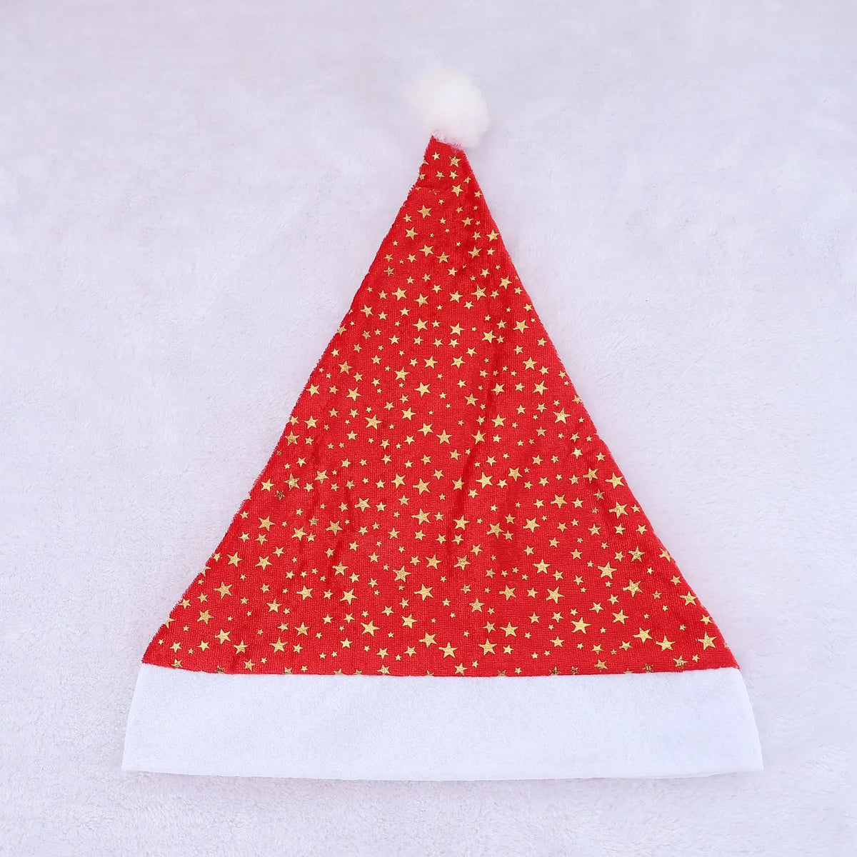 Santa Hat Soft Fleece Faux Fur Trim