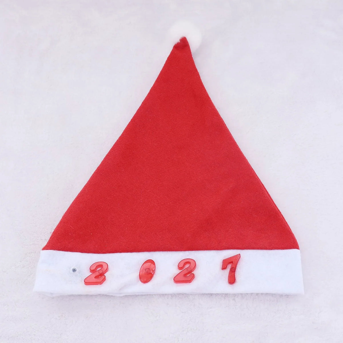 Santa Hat Soft Fleece Faux Fur Trim