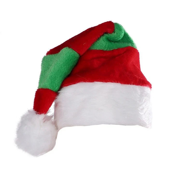 Santa Hat Soft Fleece Faux Fur Trim