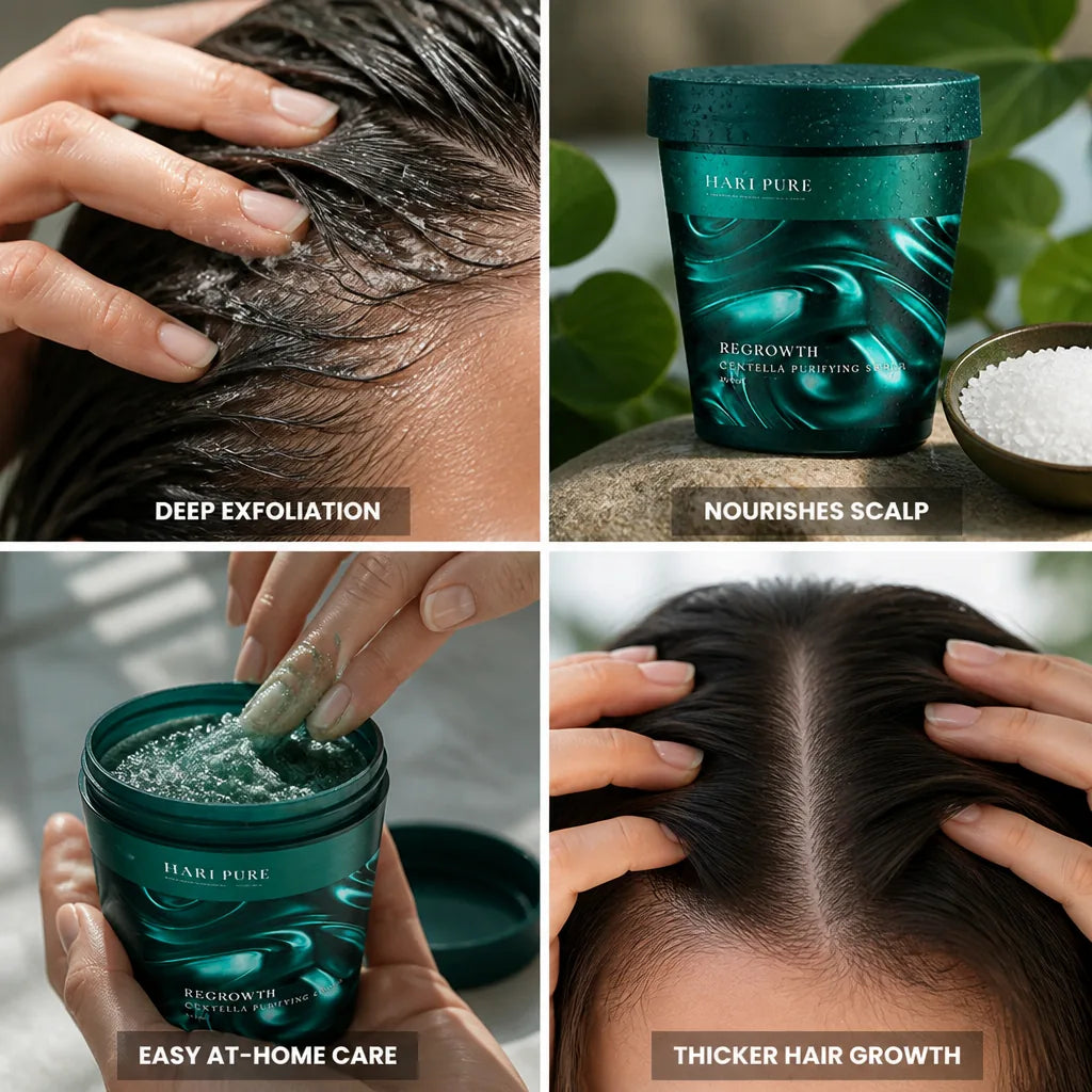 Scalp Exfoliating Scrub Centella & Sea Salt Hair Growth