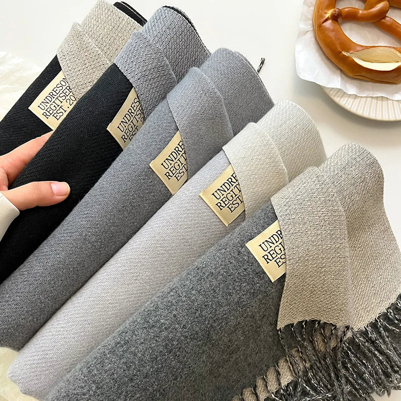 Scarf Fringed Oversized Multiway Wrap