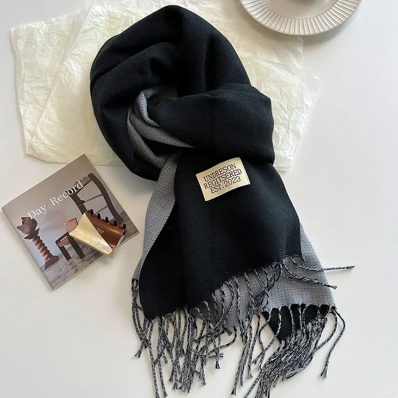 Scarf Fringed Oversized Multiway Wrap