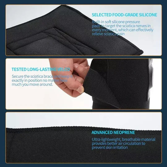 Sciatic Brace Targeted Compression Adjustable & Breathable