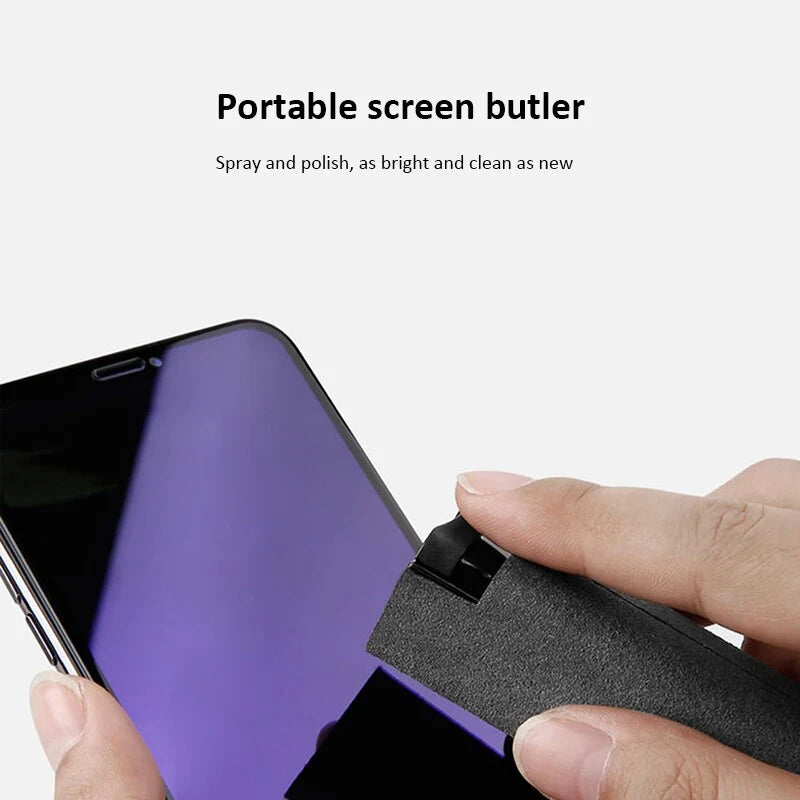 Screen Cleaner Portable Refillable Spray-and-Wipe.