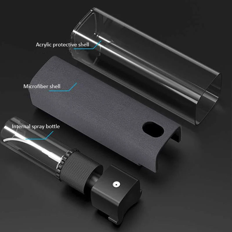 Screen Cleaner Portable Refillable Spray-and-Wipe.