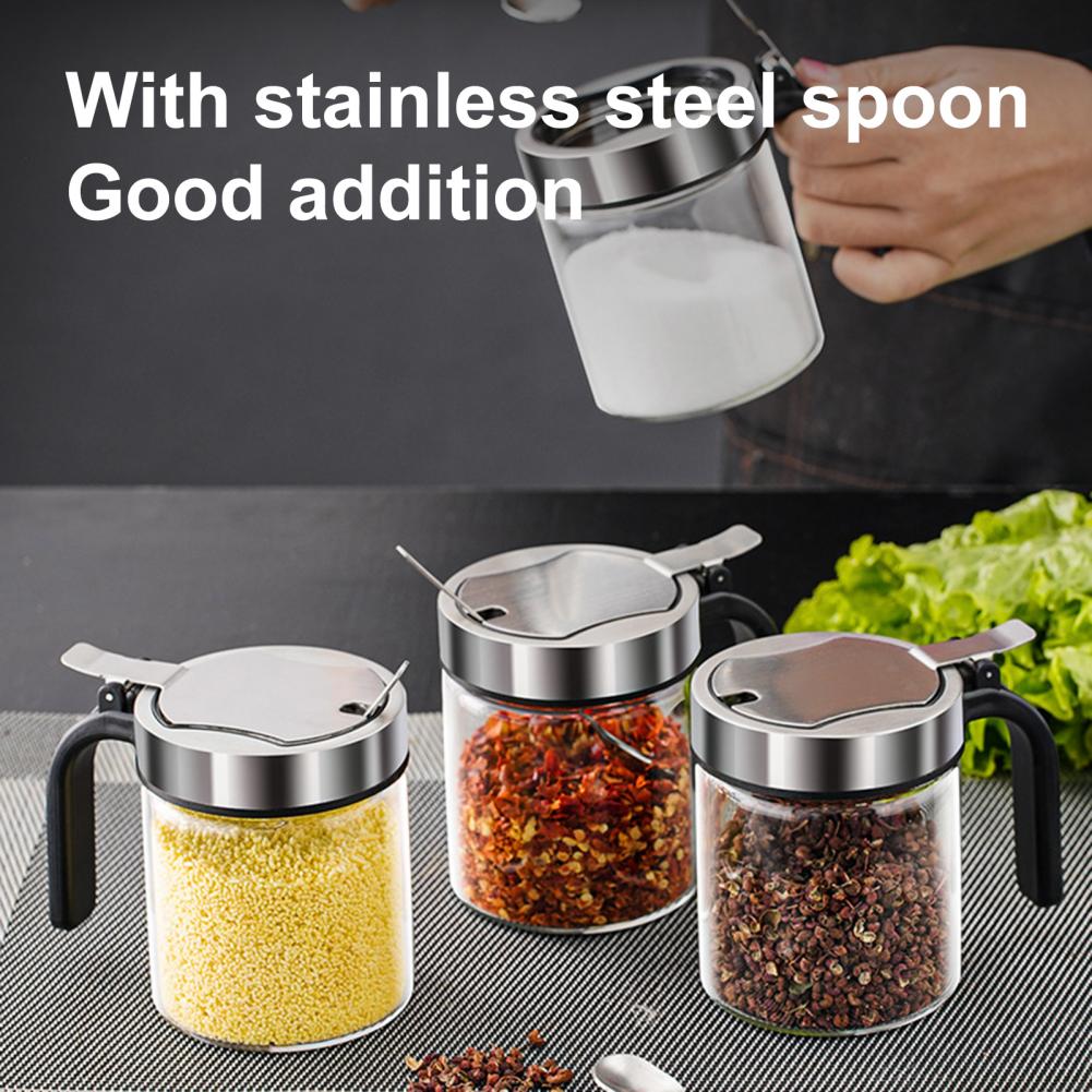 Seasoning Jar Moisture-Proof Glass Dishwasher-Safe