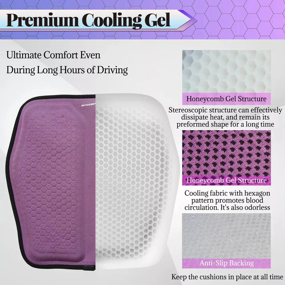 Seat Cushion Cooling Gel Honeycomb Memory Foam