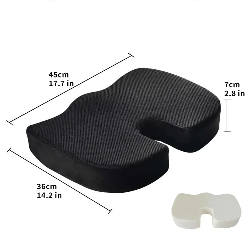 Seat Cushion Gel Memory Foam Non-Slip Surface