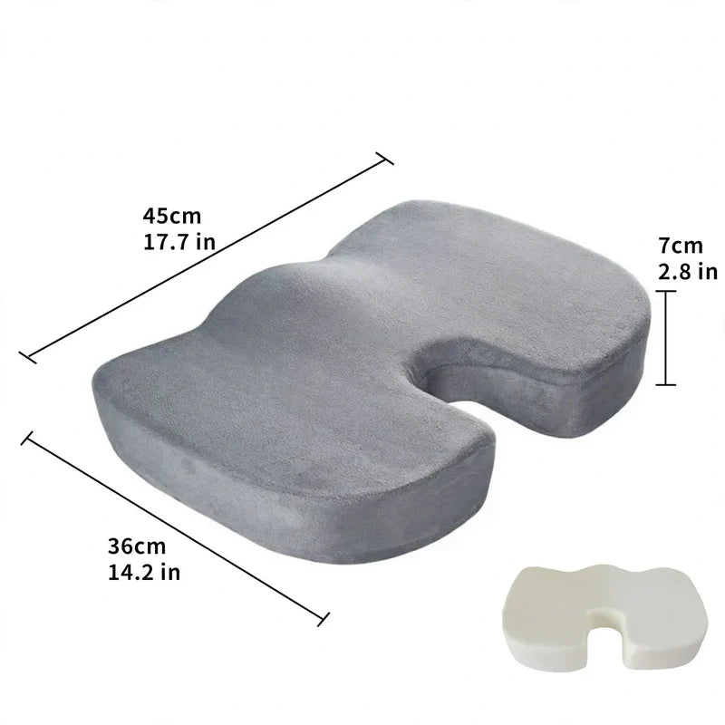 Seat Cushion Gel & Memory Foam Non-Slip Surface