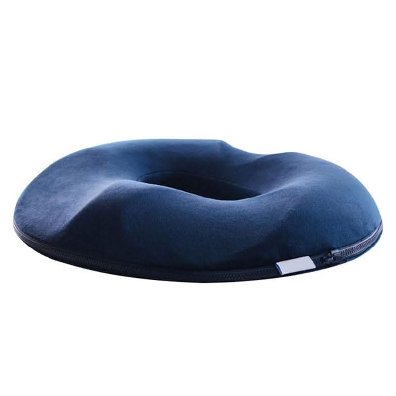 Seat Cushion Memory Foam Removable Washable Cover Tailbone Pressure Relief