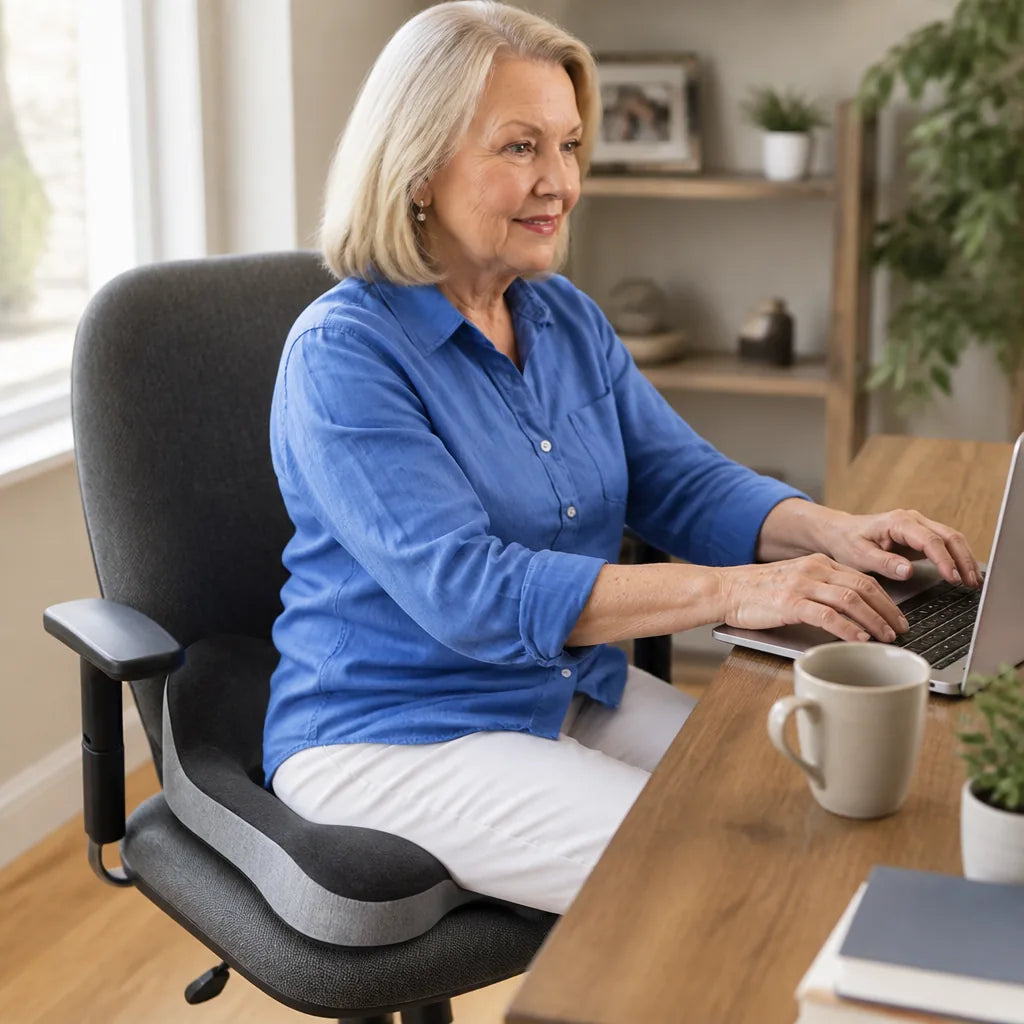 Seat Cushion Orthopedic Tailbone & Lumbar Support