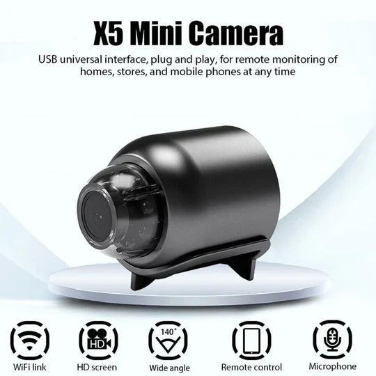 Security Camera Compact WiFi Night Vision