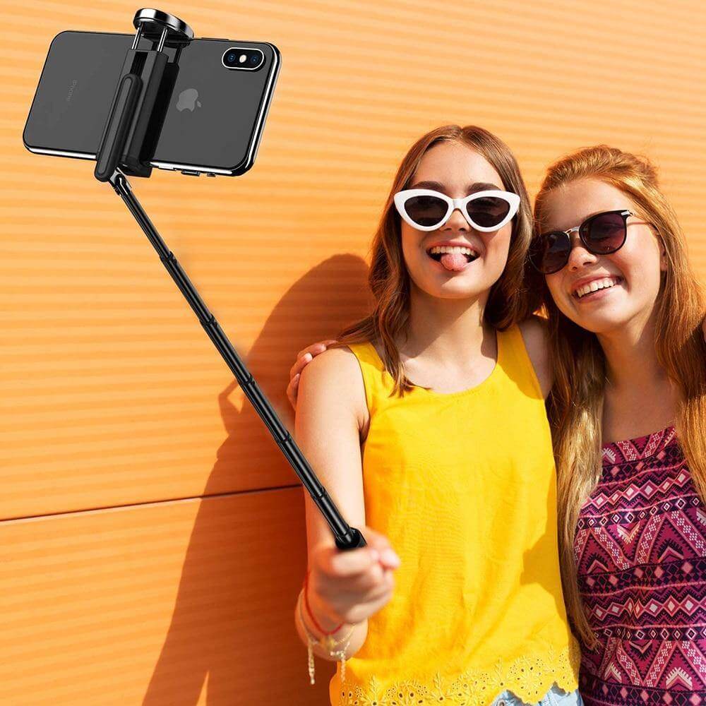 Selfie Stick Tripod Foldable Adjustable Bluetooth Remote