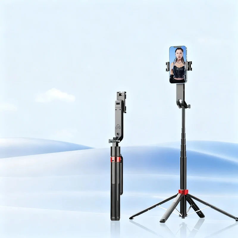 Selfie Tripod Automatic Face Tracking Gimbal Stabilization Bluetooth Remote